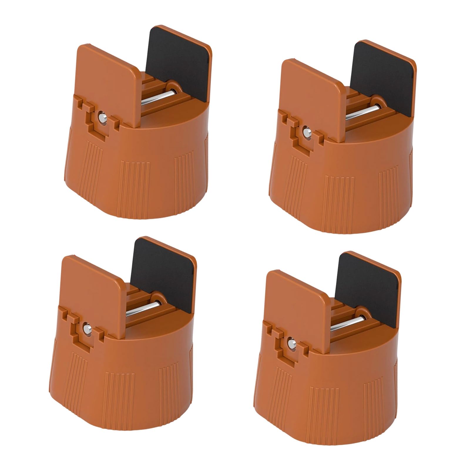4Pcs Adjustable Chair Risers Furniture Heightening Foot Pad Bed Table Raiser Feet Leg Lift Furniture Raisers Enduring Heightening Foot Pad