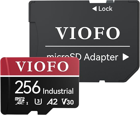 VIOFO 256GB 工業グレード 高耐久性 microSDXCカード ドライブレコーダー