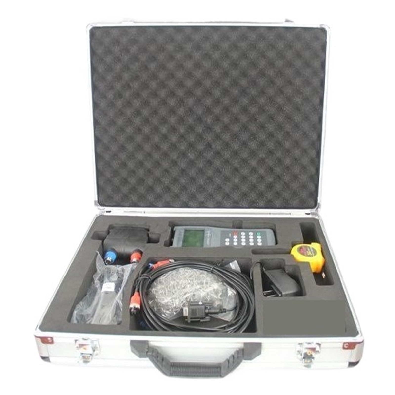 Medidor de flujo ultrasónico de mano Sensor de agua líquida Medidor de flujo ultrasónico externo