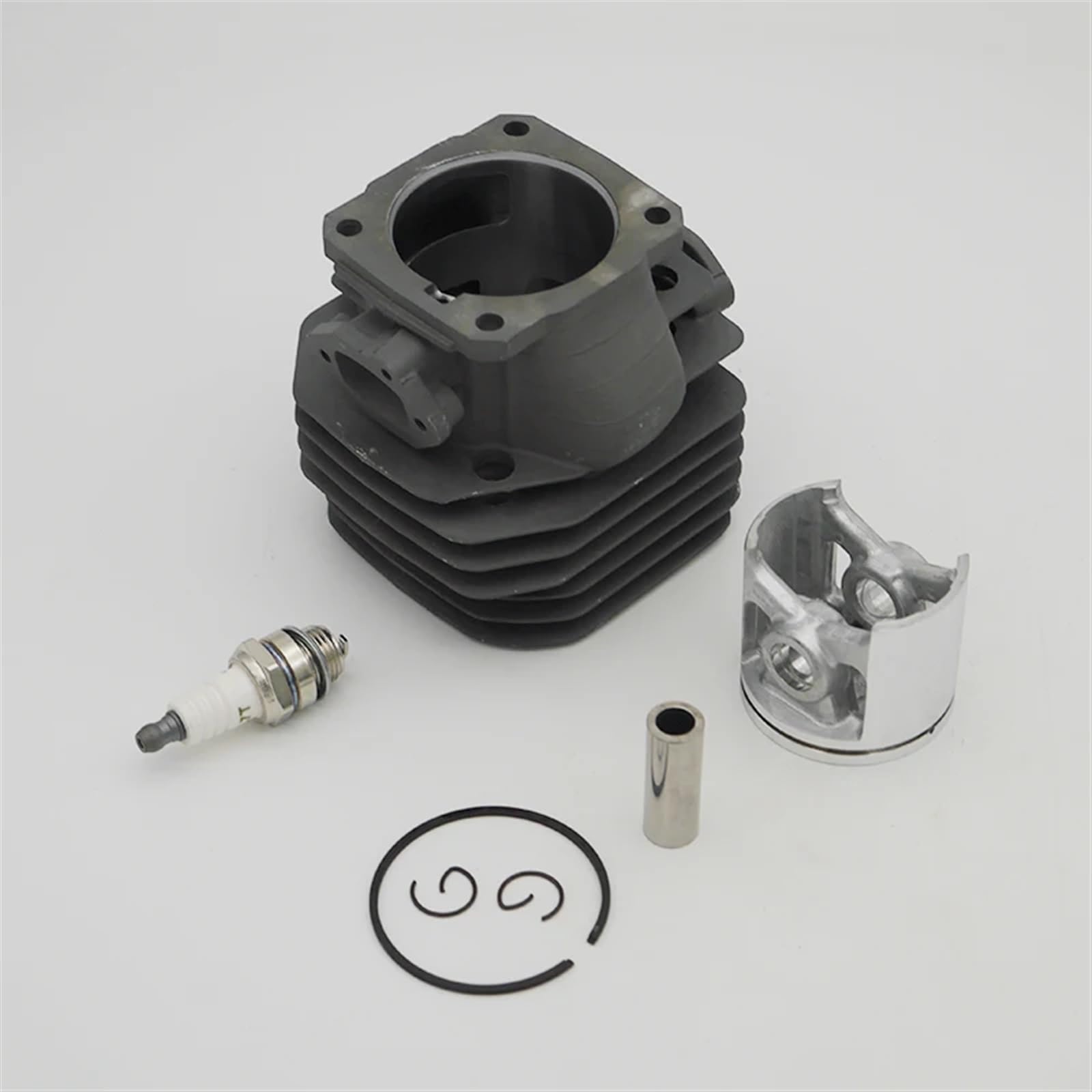Wivplex Kit de bujía de pistón cilíndrico de 48 mm for Motosierra de jardín a Gasolina Husqvarna 262 262XP 261 Pistón del Motor