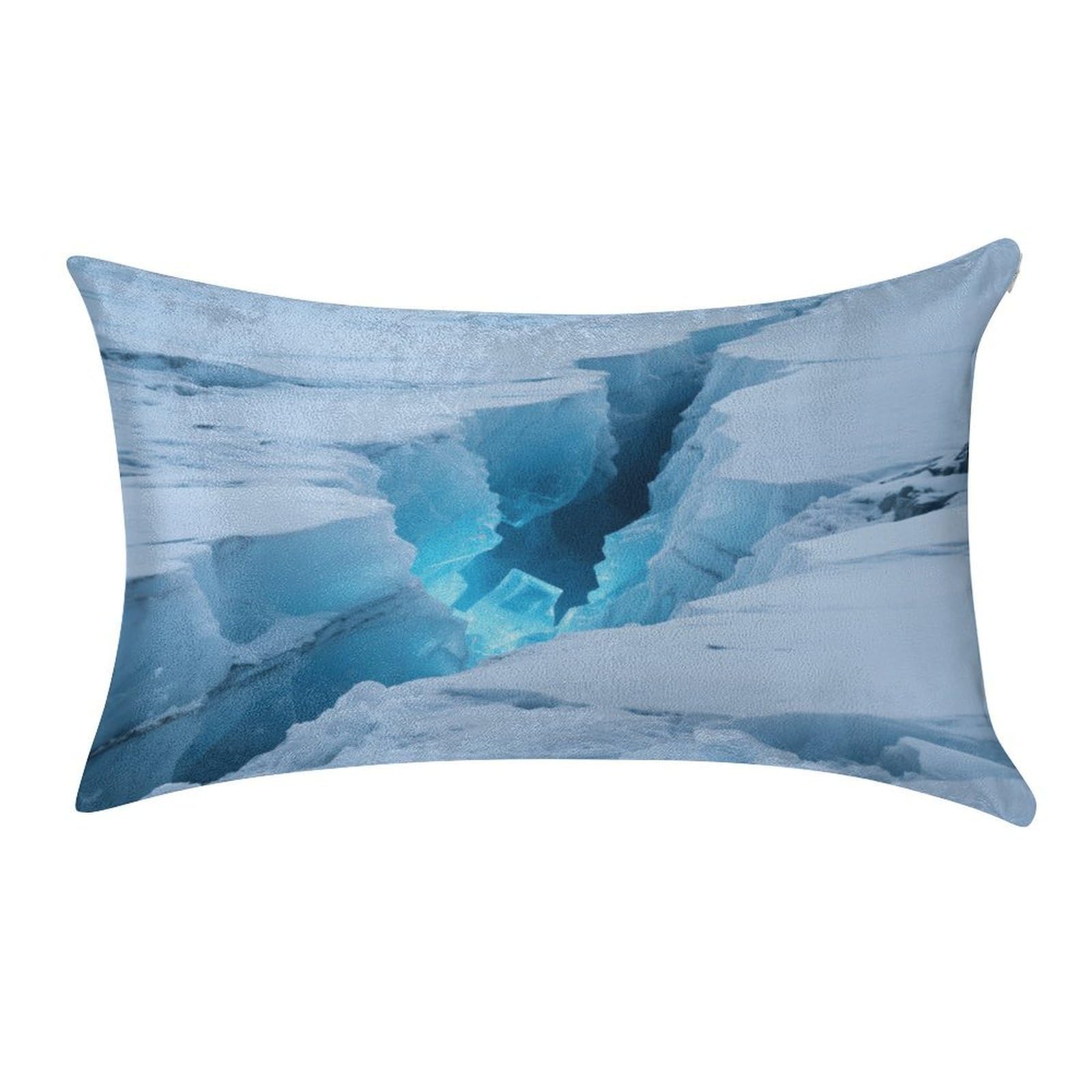 Fekiloot Style Glaciers Cracks Ice Caves Pillow Covers Home Decor Pillow Cases