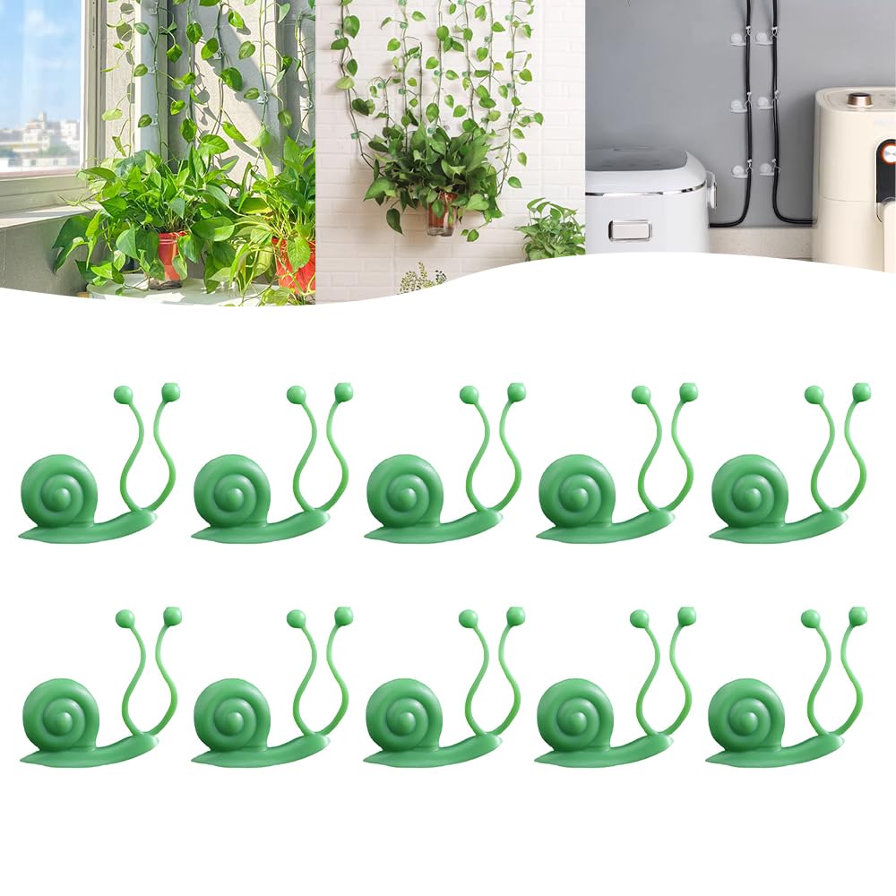 Pothos Plant Fixer, Plant Climbing Wall Fixture Clips, Vegetable Plastic Clip, Garden Self Strong Adhesive Hook, Grape Vine for Indoor Outdoor