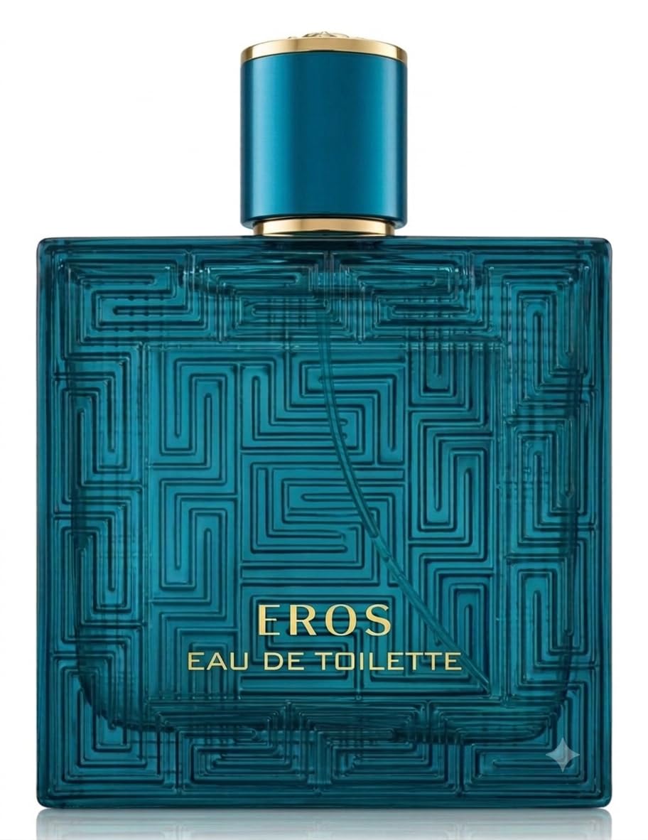 Premium Eros Eau De Toilette Perfume for Men - Long Lasting Fresh Aqua & Woody Luxury Fragrance Spray (100ml) | Ideal Daily & Party Body Spray Gift for Men-image-18