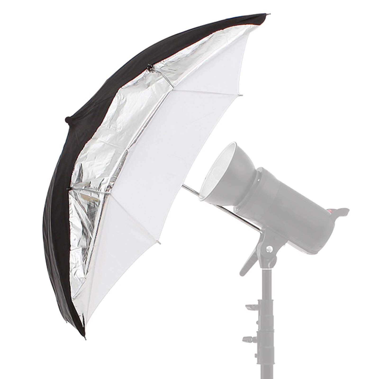 Godox GODOX Black Silver Reflective Umbrella Photography Umbrella UB 85s 105s 130d 165w Diameter Deep Mouth Parabolic Line Soft Light Umbrella Studio Portrait Photography Umbrella Room I.97793536 - View #9