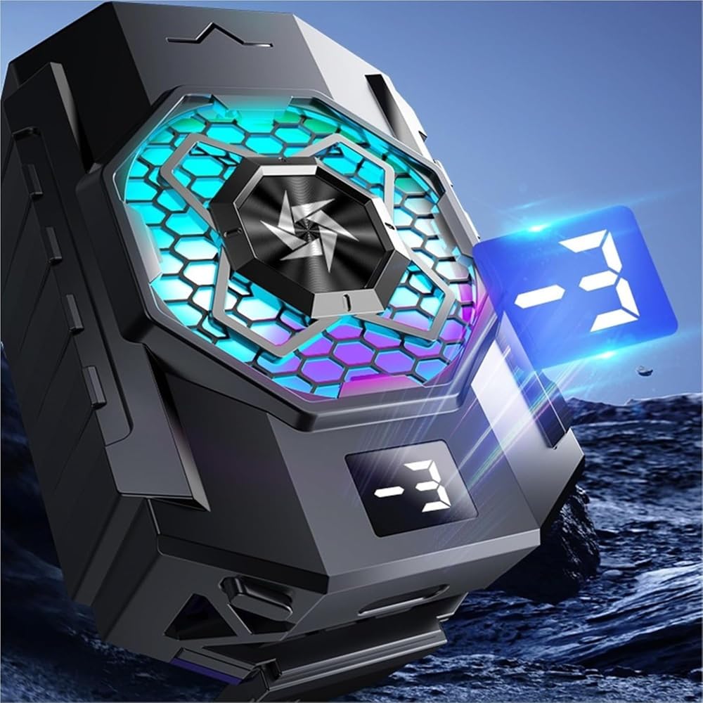 OHITO New Mobile Phone Cooler Ice Covered Magnetic Sl-31 Back Clip Semiconductor cooling Fan Smartphone Compatible with Ios And Android-image-49