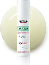EUCERIN Sérum Facial Antiacne Dermo Pure Efeito Triplo 40ml, Antioleosidade, Antimanchas, Thiamidol, Peles Oleosas