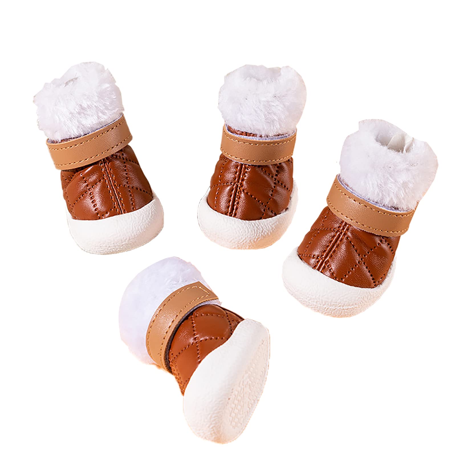 Chaussures de Chien Bottes Chien Chaussure Chien Imperméables pour Petit Moyen Grand Chien Chaussures pour Chiens 4 Pcs