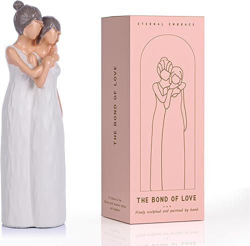 LCCCK Figuras para madre e hija, regalos para mamá, figuras para abrazar a la madre e hija, regalos para novia, regalo sentimental significativo