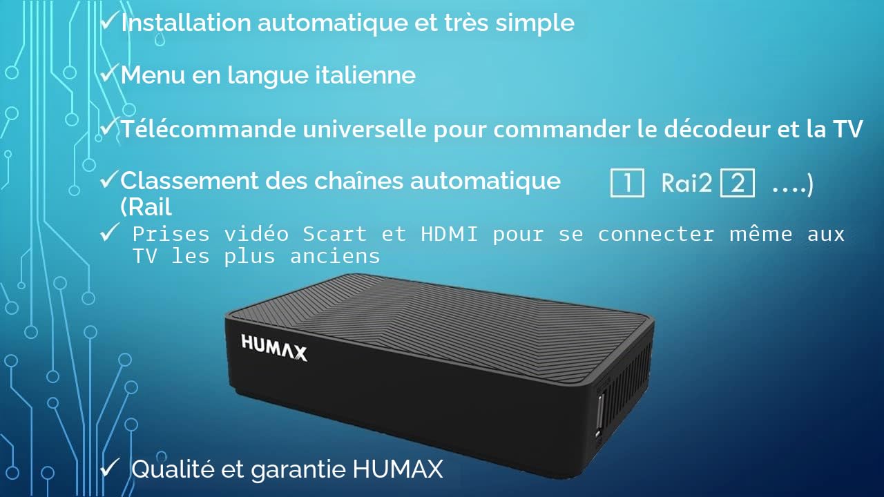 Decoder Humax Digimax T2 HD 2022T2
