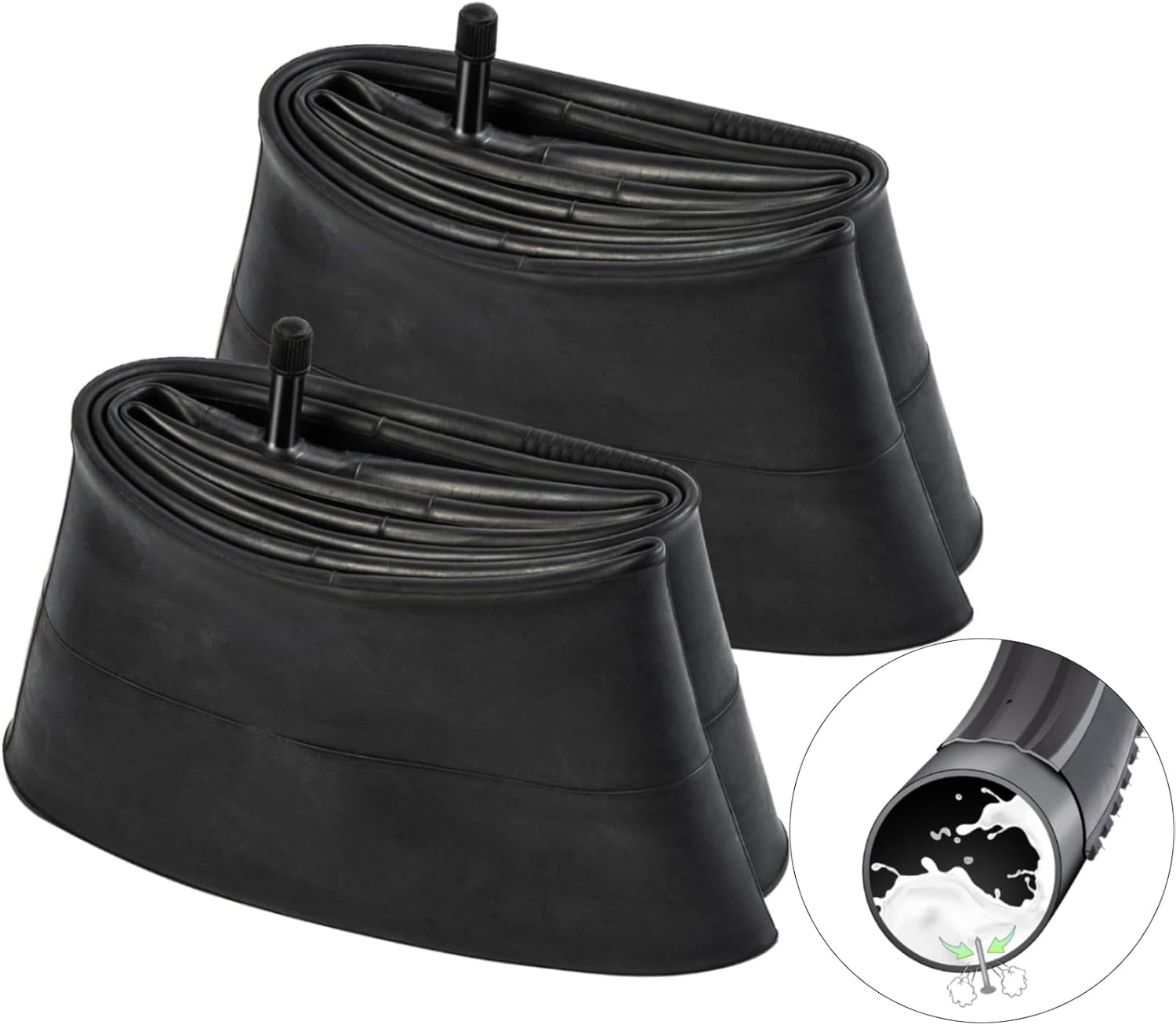 Big Bike Inner Tube, Butyl Rubber Inner Tube for Snowmobiles