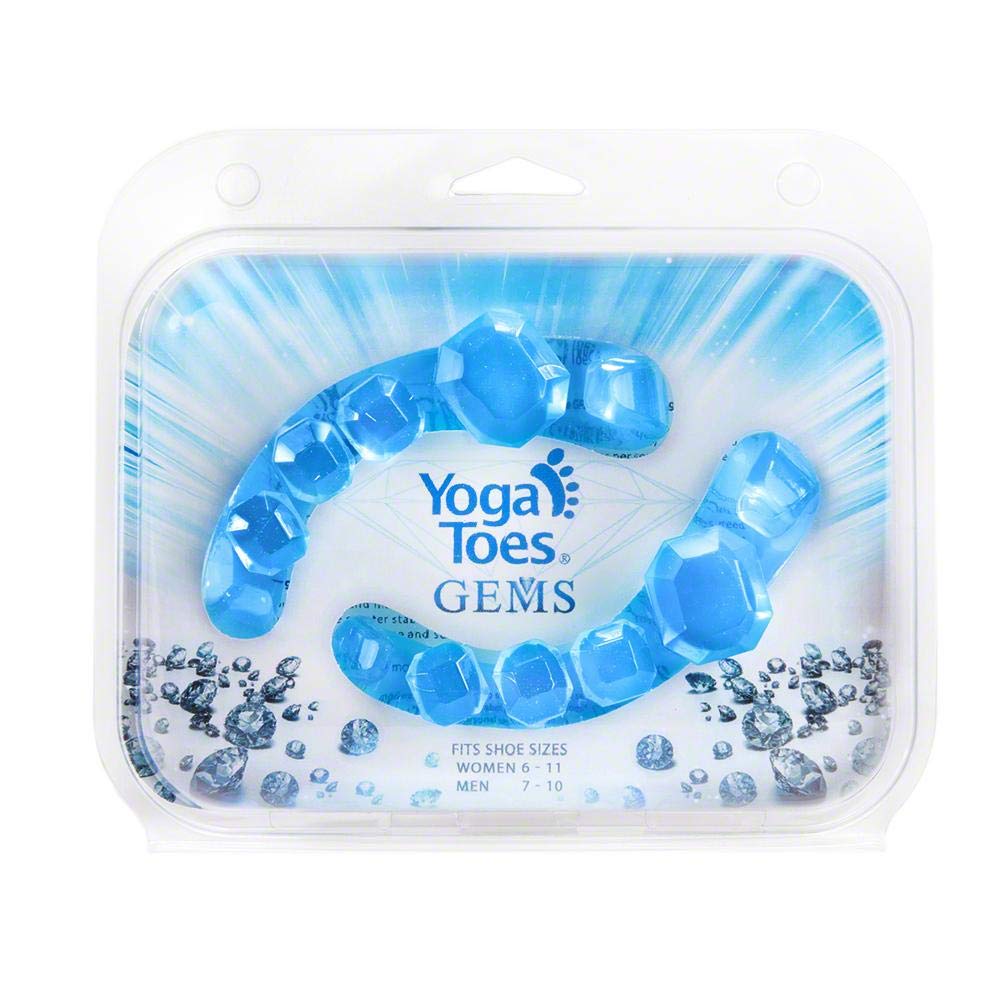 YogaToes Separadores de dedos Gems - Azul zafiro