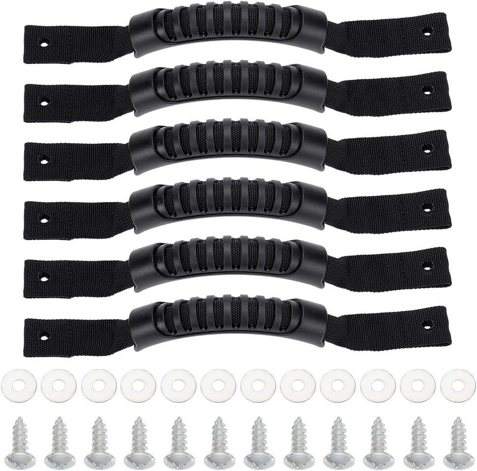 6 Sets Kayak Carry Handles, Plastic Carry Replacement Handles Canoe Grab Handle Flexible Grab Handle for Kayak Paddle Tandem Kayak Canoe Boat Lifetime Kayaks 6 Sets Kayak Carry Handles, Plastic Carry Replacement Handles Canoe Grab Handle Flexible Grab Handle for Kayak Paddle Tandem Kayak Canoe Boat Lifetime Kayaks
