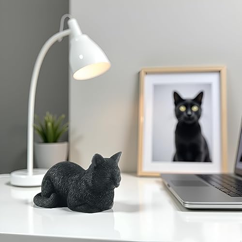 Miniatura 3 de JFSM INC. Figura de gato negro de 3.5 pulgadas, regalos para amantes de los gatos, relleno de calcetines navideños, regalos para amantes