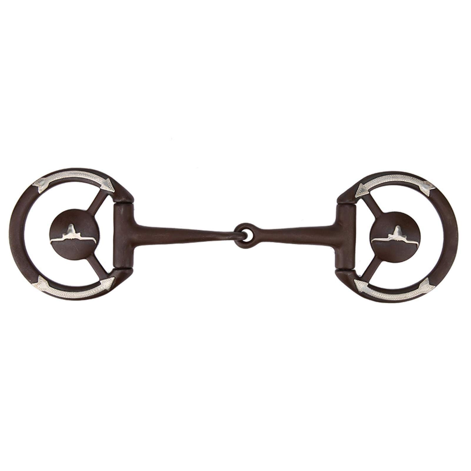 Broca de Boca de Caballo, Broca de Espesor de Acero Inoxidable Rodillo de Broca de Boca Suelta con Incrustaciones de Cobre, Accesorio de Carreras de Caballos