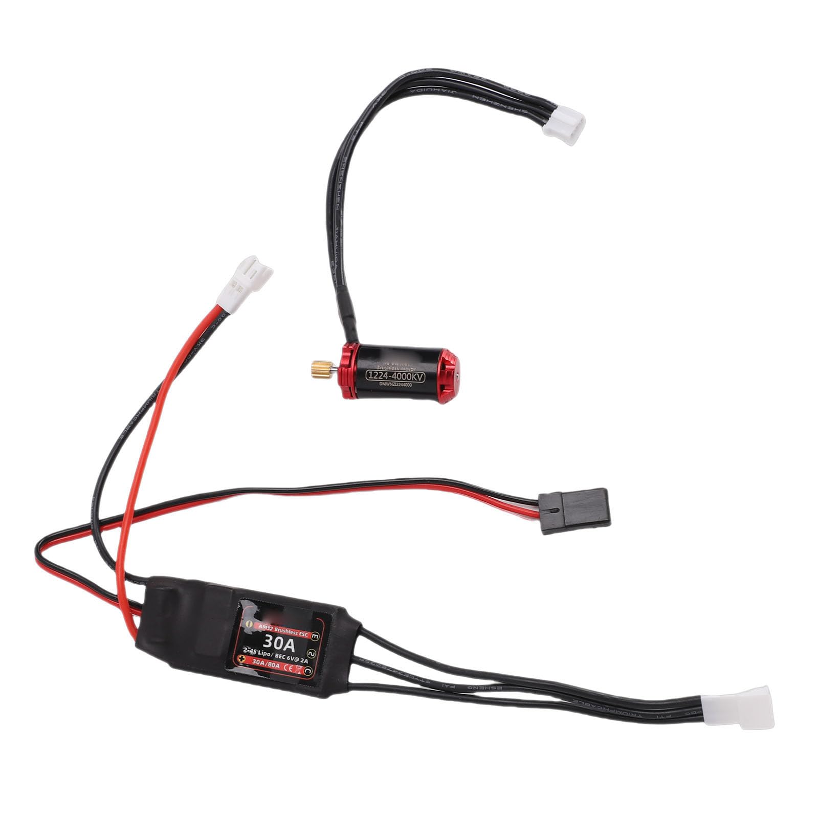 Domary SCX24 RC Car Compatible 4000KV Brushless Motor and 30A ESC Set