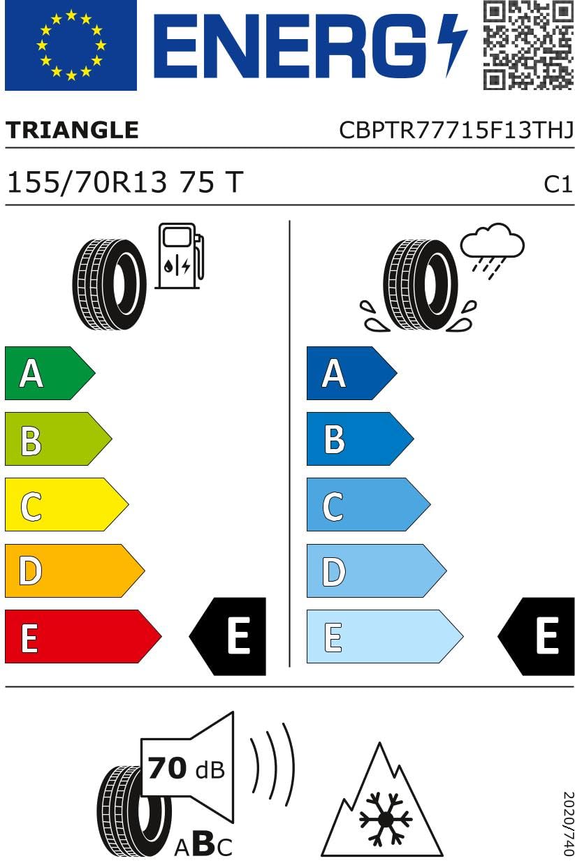 TRIANGLE - 155/70 R13 TL 75T SNOWLION TR777 M+S 3PMSF - opony zimowe