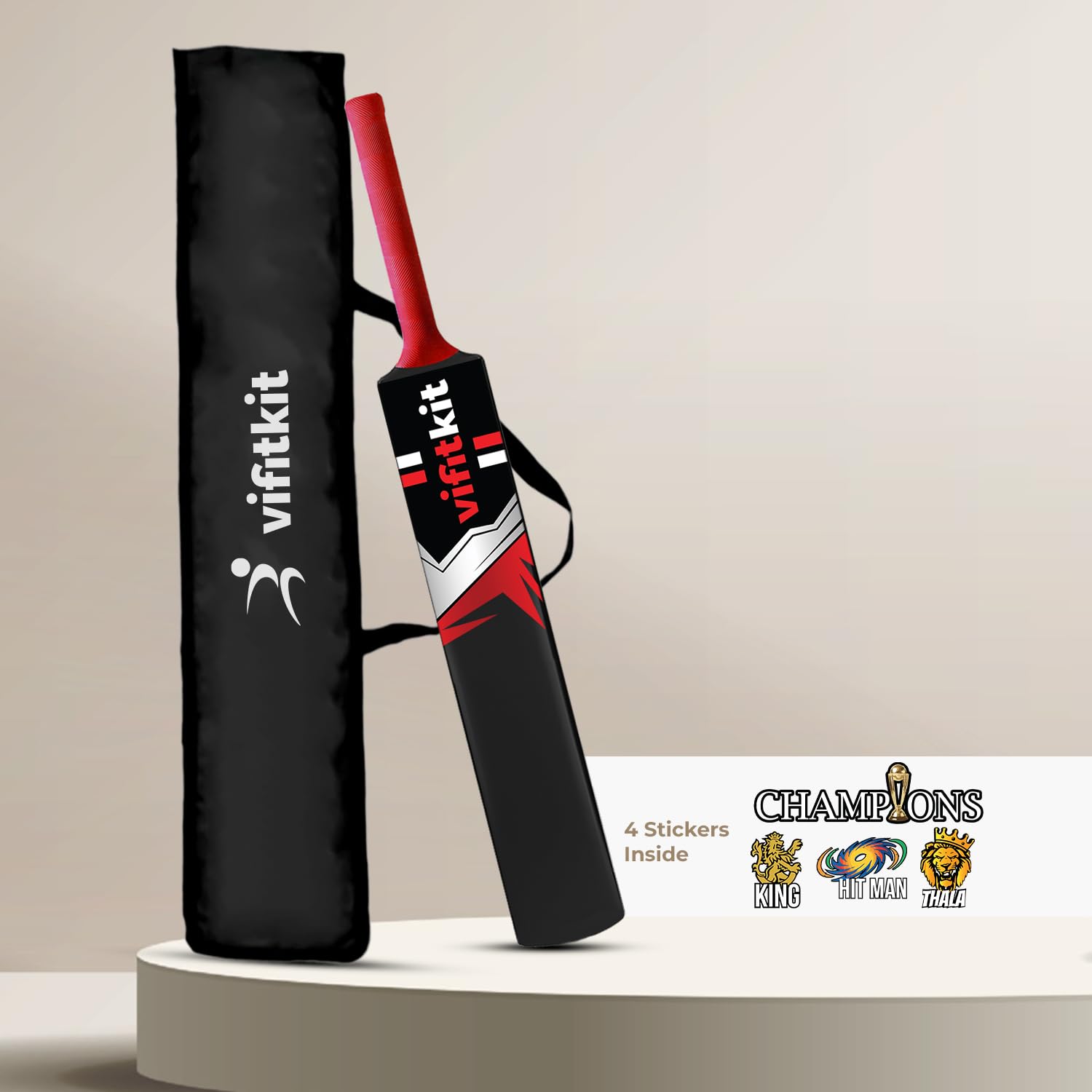 Vifitkit Full Size Plastic Cricket Bat (34 x 4.5 Inch) for All Age Groups, Gully Cricket Bat, Impact Turf Bat, Heavy Plastic Tennis Bat for Men with Anti Slip Rubber Grip for Tournament Match (B0CZXT9WZJ) Amazon Price History, Amazon Price Tracker