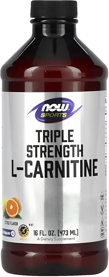 NOW Foods L-Carnitina Líquida 473 ml Importado