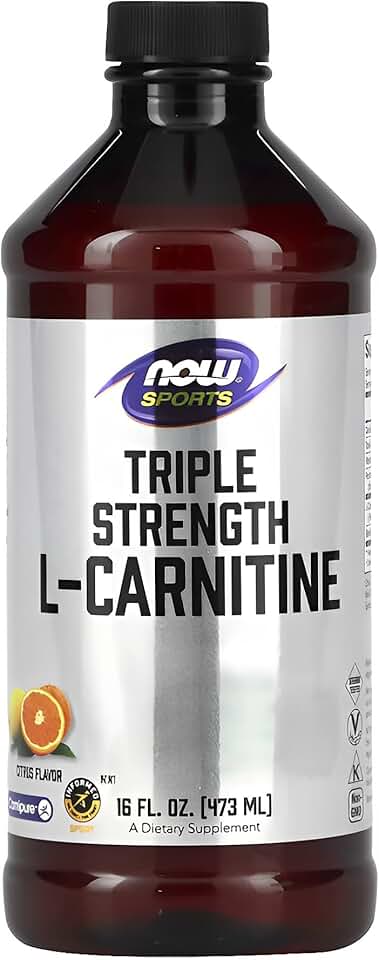 NOW Foods L-Carnitina Líquida 473 ml Importado