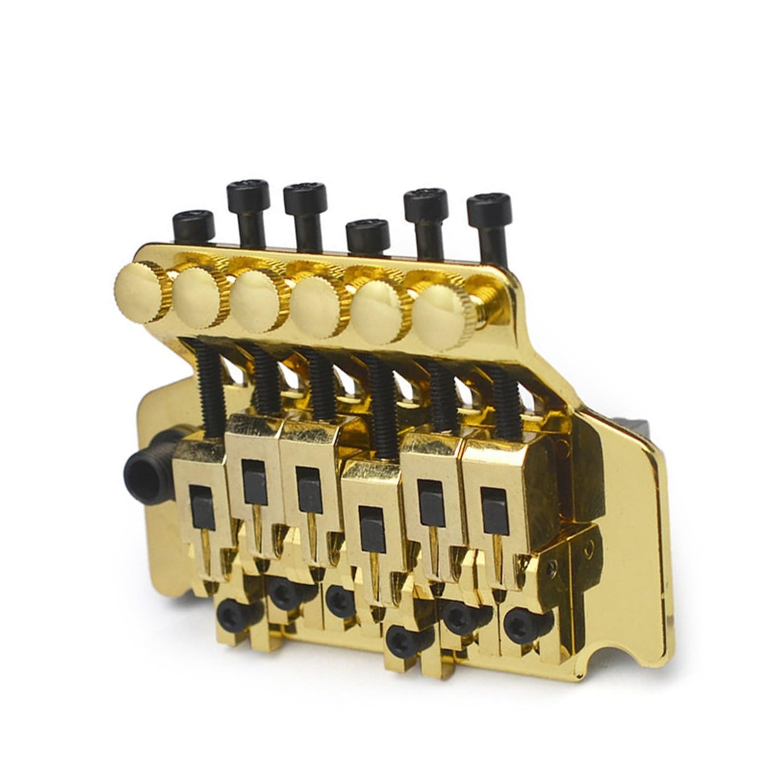 Accesorios Profesionales Para Guitarra Eléctrica Para Principiantes Juego De Cordal De Puente De Trémolo Doble | Puente de guitarra(Gold)