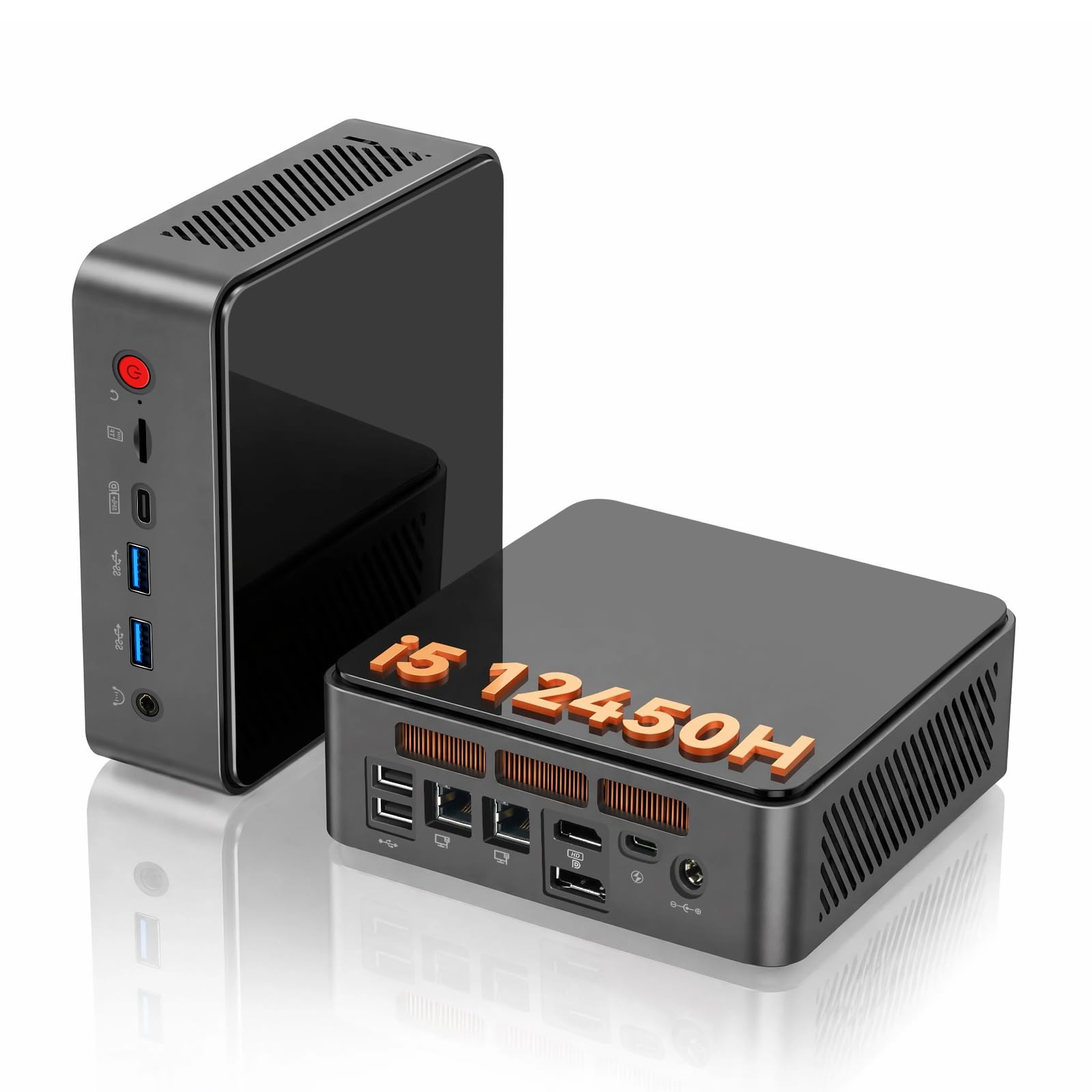 Photo 1 of LIMYEE Mini PC i5-12450H, 16GB RAM, 512GB SSD, Quad 4K Display