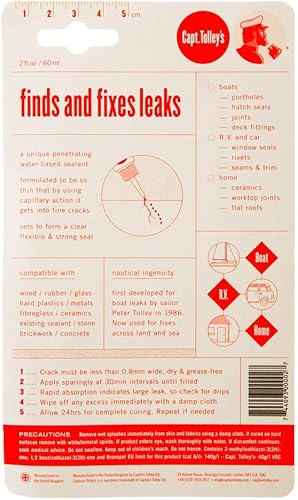 Miniatura 2 de Captain Tolley's Creeping Crack Cure (sellador de rajadurasfugas) 2 onzas líquidas.