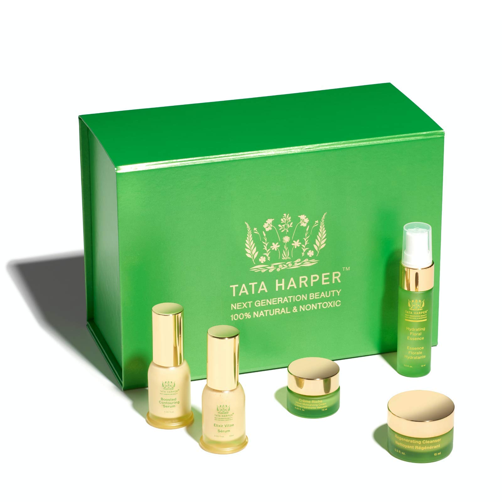 Tata HarperAnti-Aging Kit, Discovery Set for the Look of Youth, 100% Natural, Made Fresh in Vermont