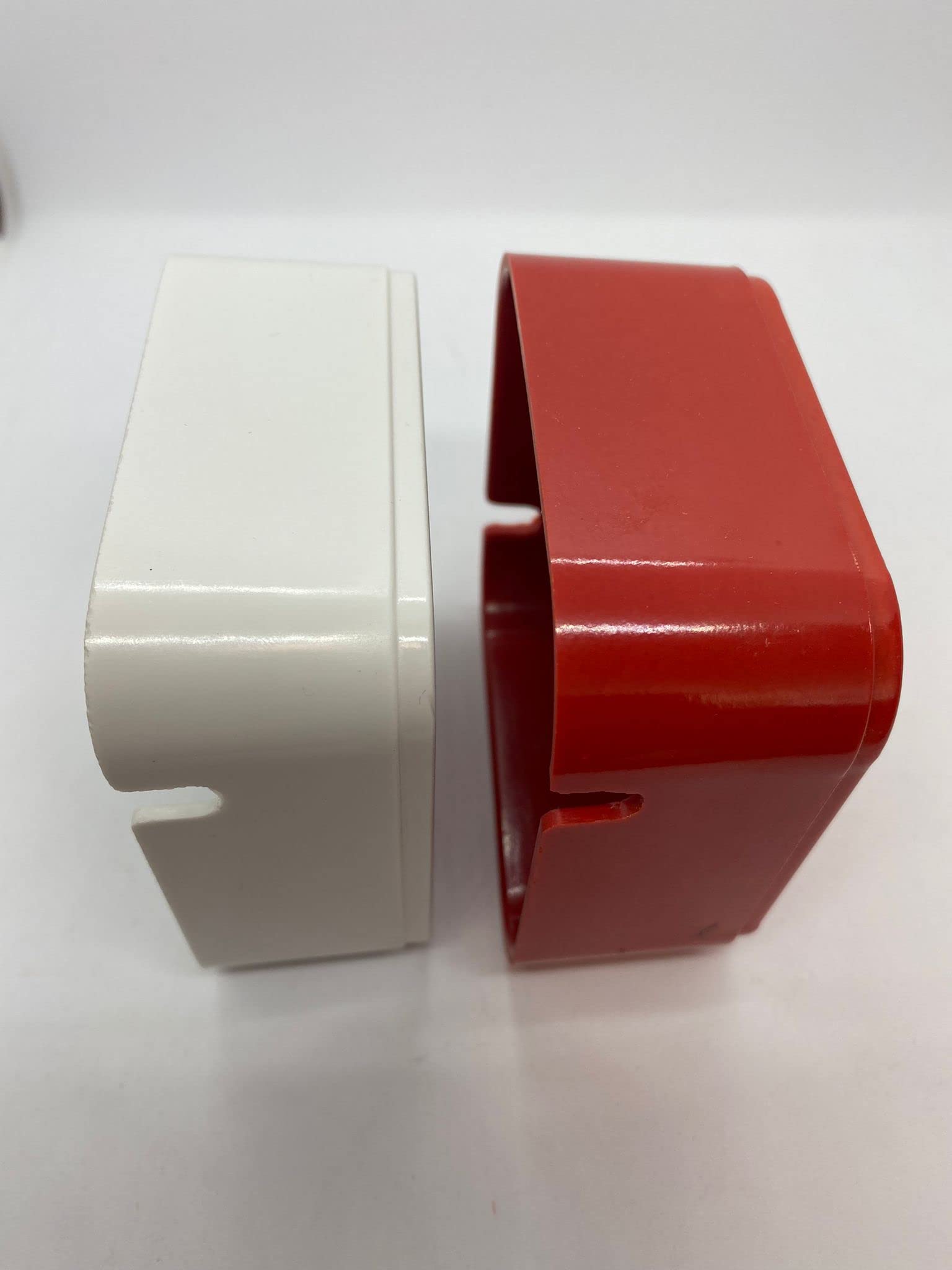 Posacenere Rotondo In Melamina - 24 Pezzi, 10,2 Cm - Nero E Rosso Per Esterni E Interni
