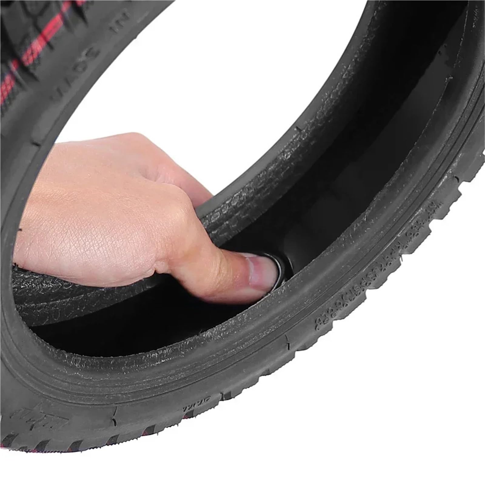 Pneu Trotinette Electrique,Roue Trottinette Electr Pneu tubeless 10x2.3-6.5 for trottinette électrique tout-terrain, pneu auto-réparateur à vide avec valve