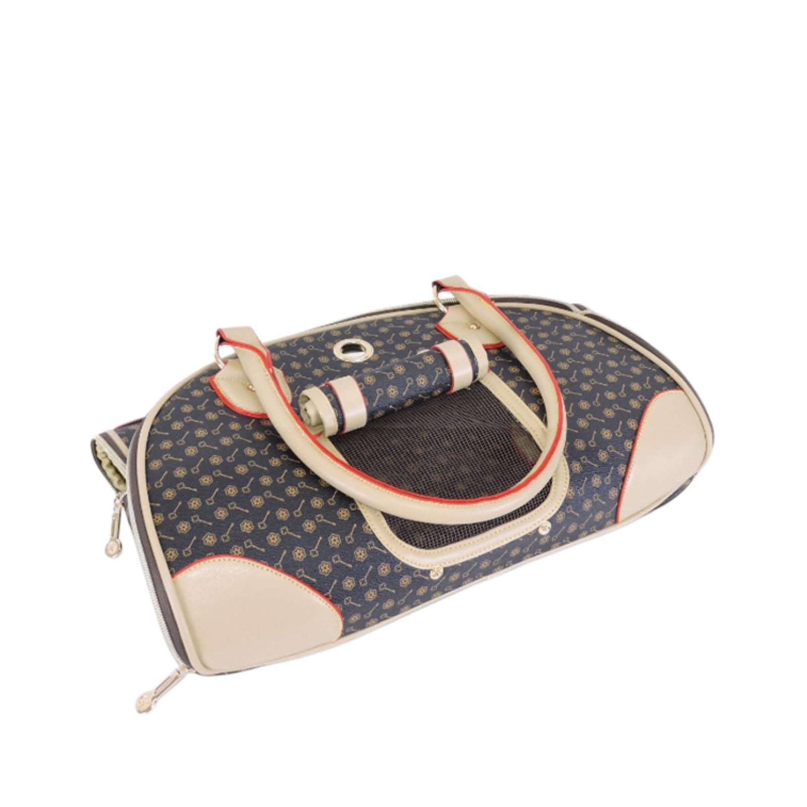 Borsa Viaggio Animali di Trasporto per Domestici Lusso Pieghevole Cani Piccoli, da Portatile Chihuahua E Yorkshire Terrier Viaggi All'aperto-Size S-l