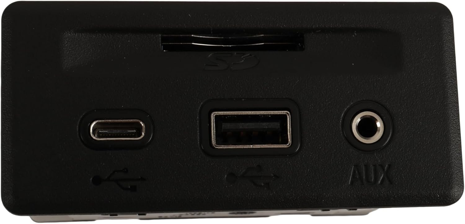 GM Genuine Parts 13529862 Black Audio Player, USB, Auxiliary in, and Memory Card Receptacle