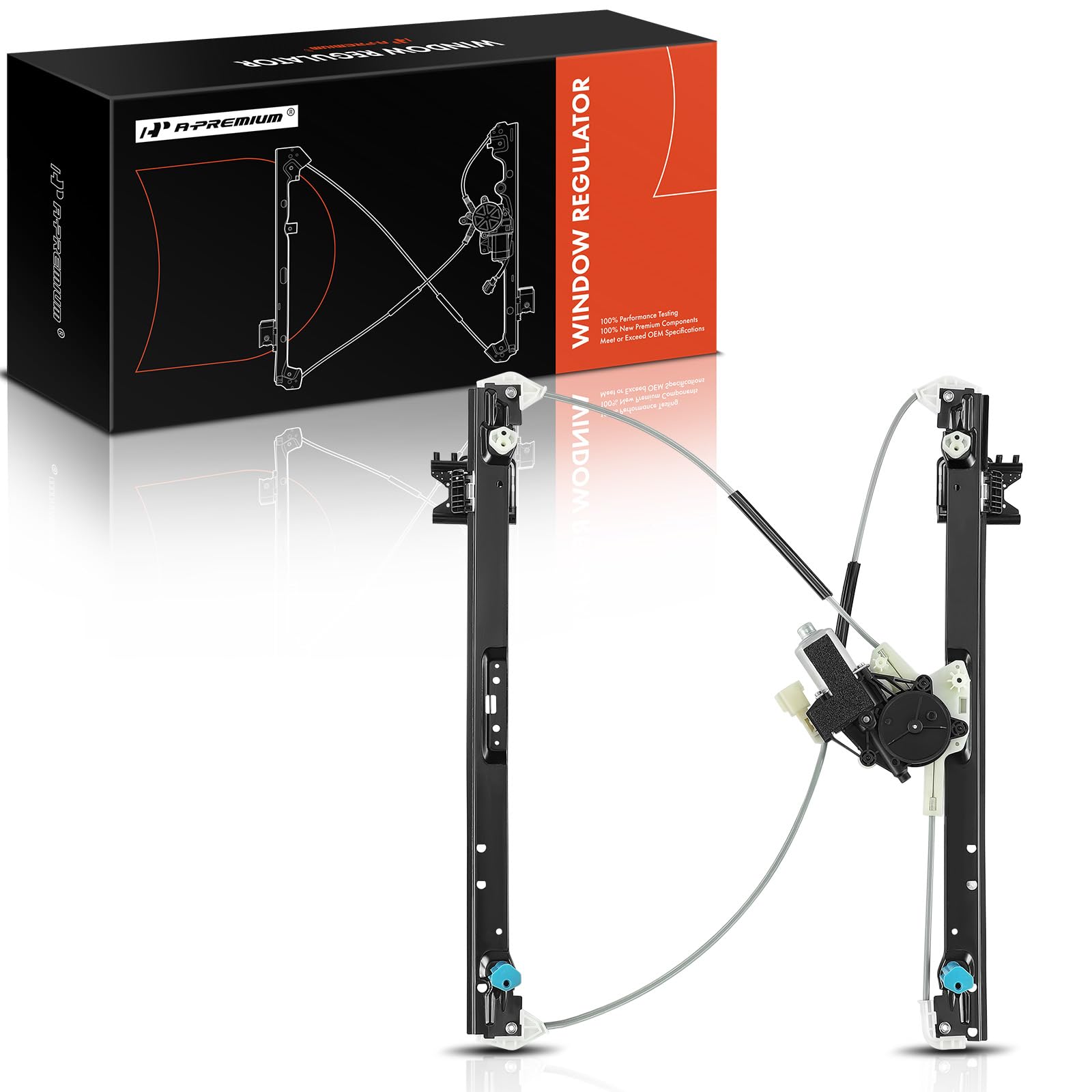 A-Premium Power Window Regulator with Motor Compatible with Land Rover Discovery 2017-2020 Rear Driver Side