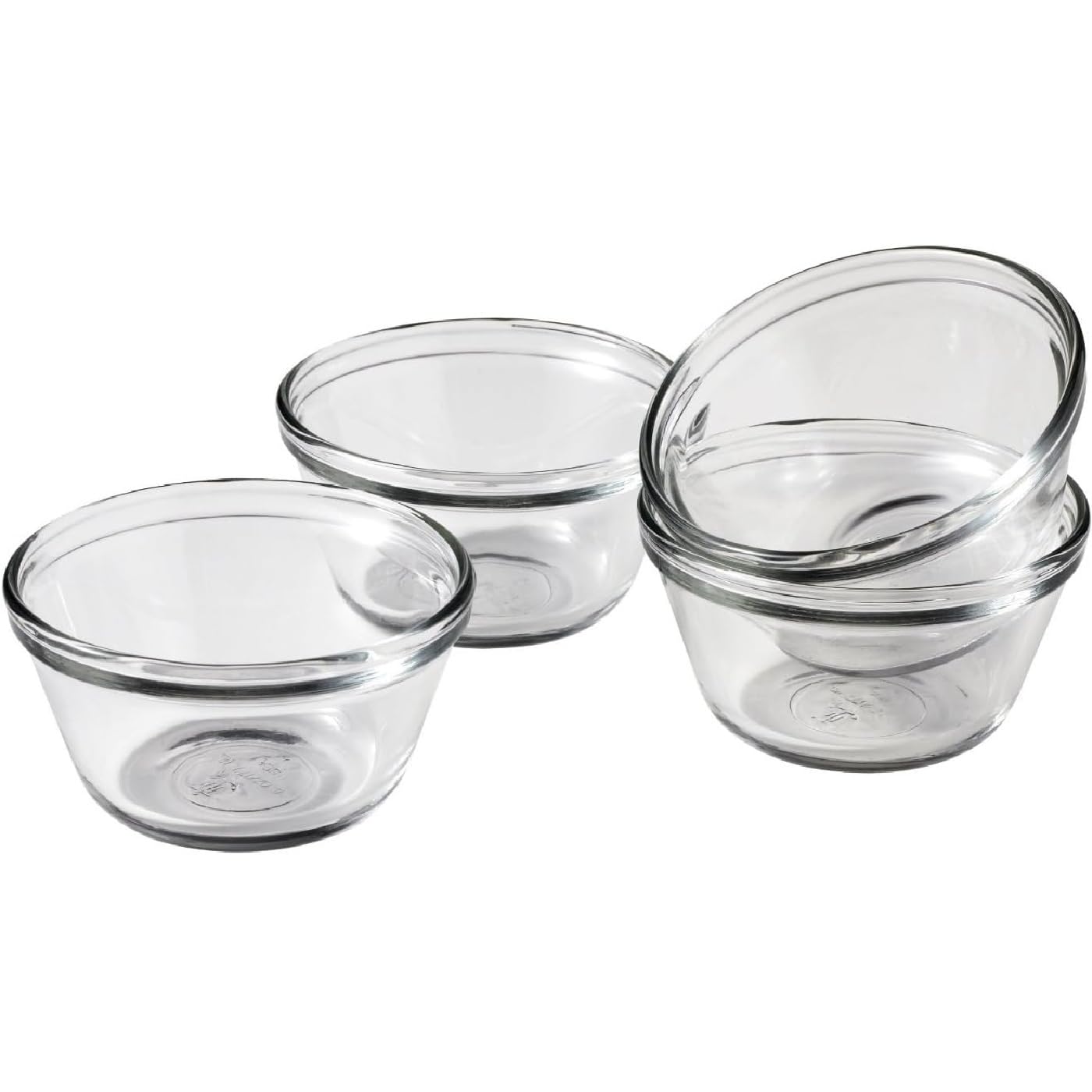 Anchor Hocking 6-Ounce Glass Custard Cups, Set of 4