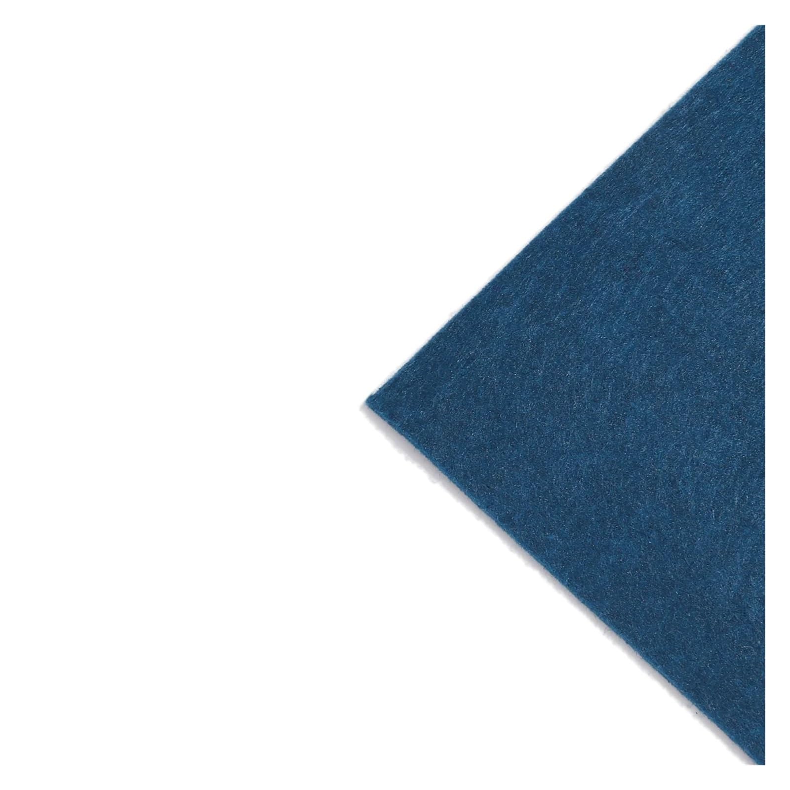 Felt Fabric Sheet, Polyester Felt Sheet 5pcs 3mm Multicolor 30x30cm Sewing Quilting DIY(Light Blue)