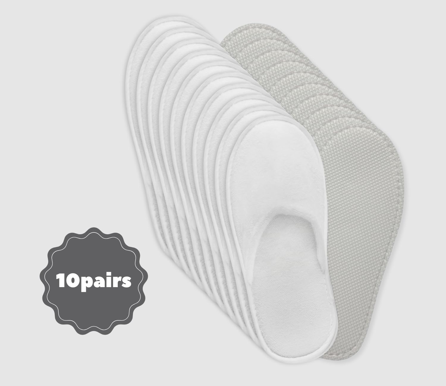 Zapatillas mujer casa y Zapatillas hombre - Talla única, Zapatillas Desechables, Pantuflas para Hotel y Spa, Zapatillas de Viaje y Para Invitados