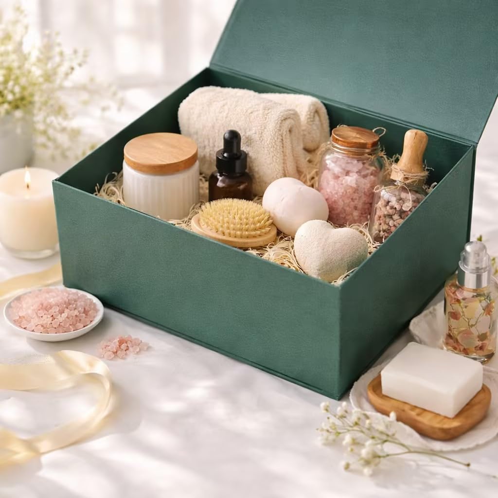 Amazon.com: MOYEUPAC Green Gift Box,9