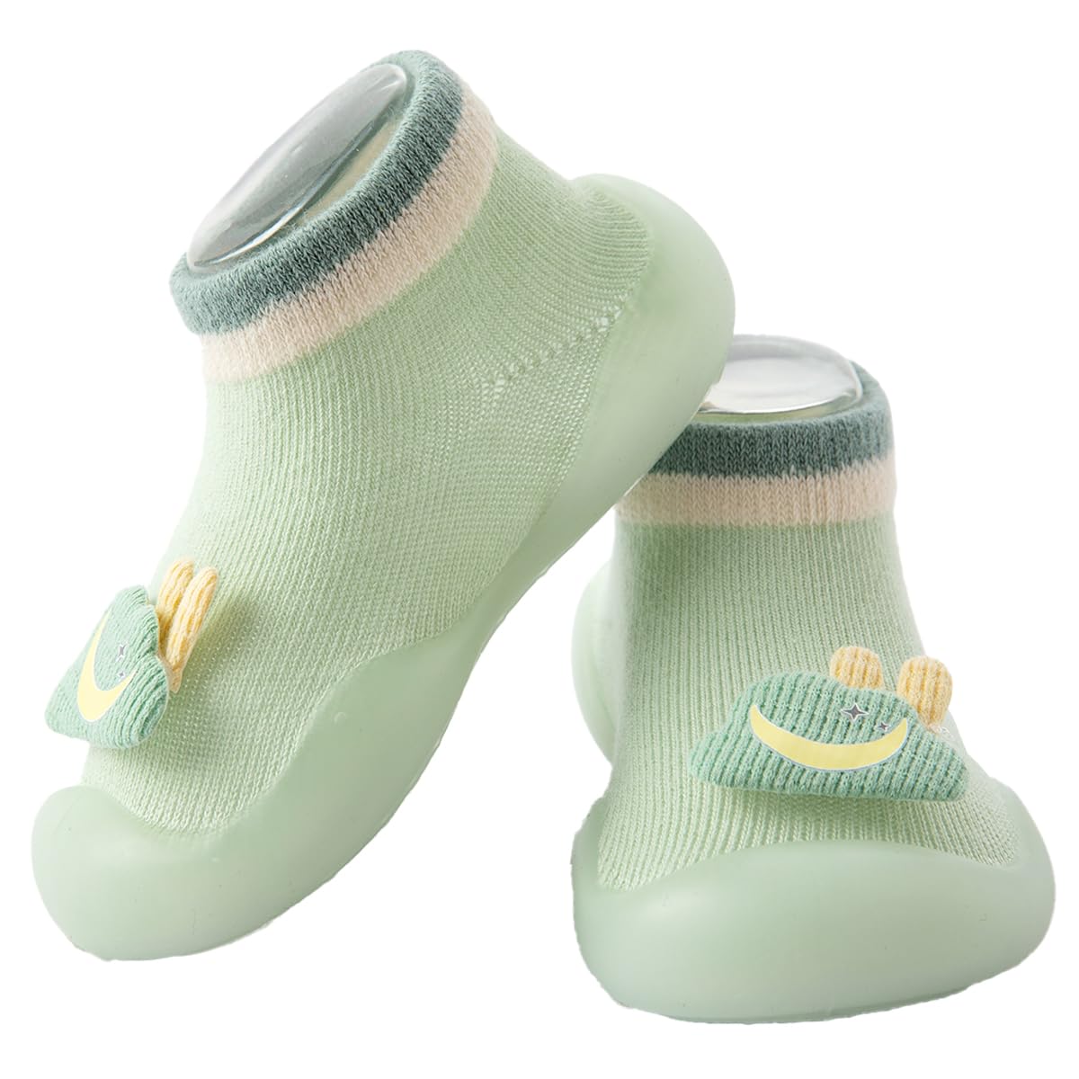 Kqwfsiu Baby Sock Shoes Boys Girls First Walking Shoes Non Slip Lightweight Toddler Infant Indoor Outdoor