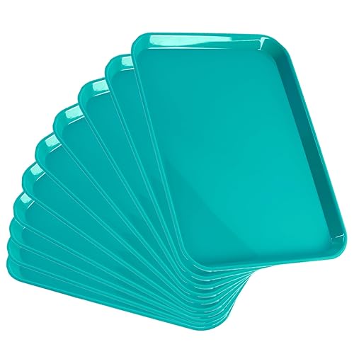 Miniatura 59 de JMU Bandejas dentales autoclavables, bandejas de plástico dentales para instrumento blanco, 13.25" X 9.75", tamaño B