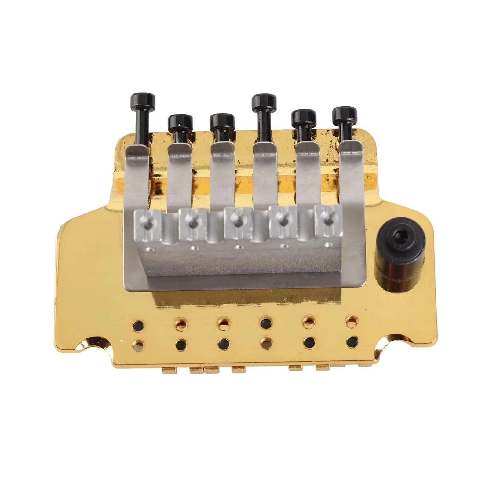 Accesorios De Dispositivo Estabilizador De Resorte De Puente De Guitarra Eléctrica De Trémolo Doble | Puente de guitarra(Gold)
