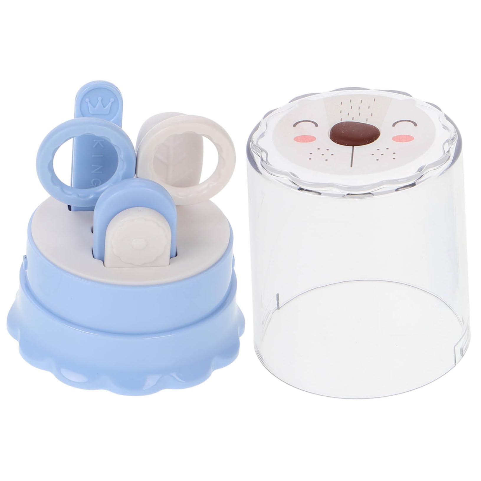 JOINPAYA Grooming Kit Baby Nail Care Set Scissor Nail Clippers File Tweezers Safe Comfortable for Newborns