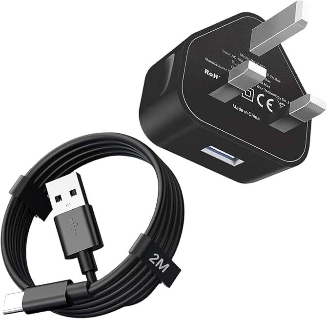 2M Type C Kindle Fire Tablet Charger for Amazon Fire 7, HD 1