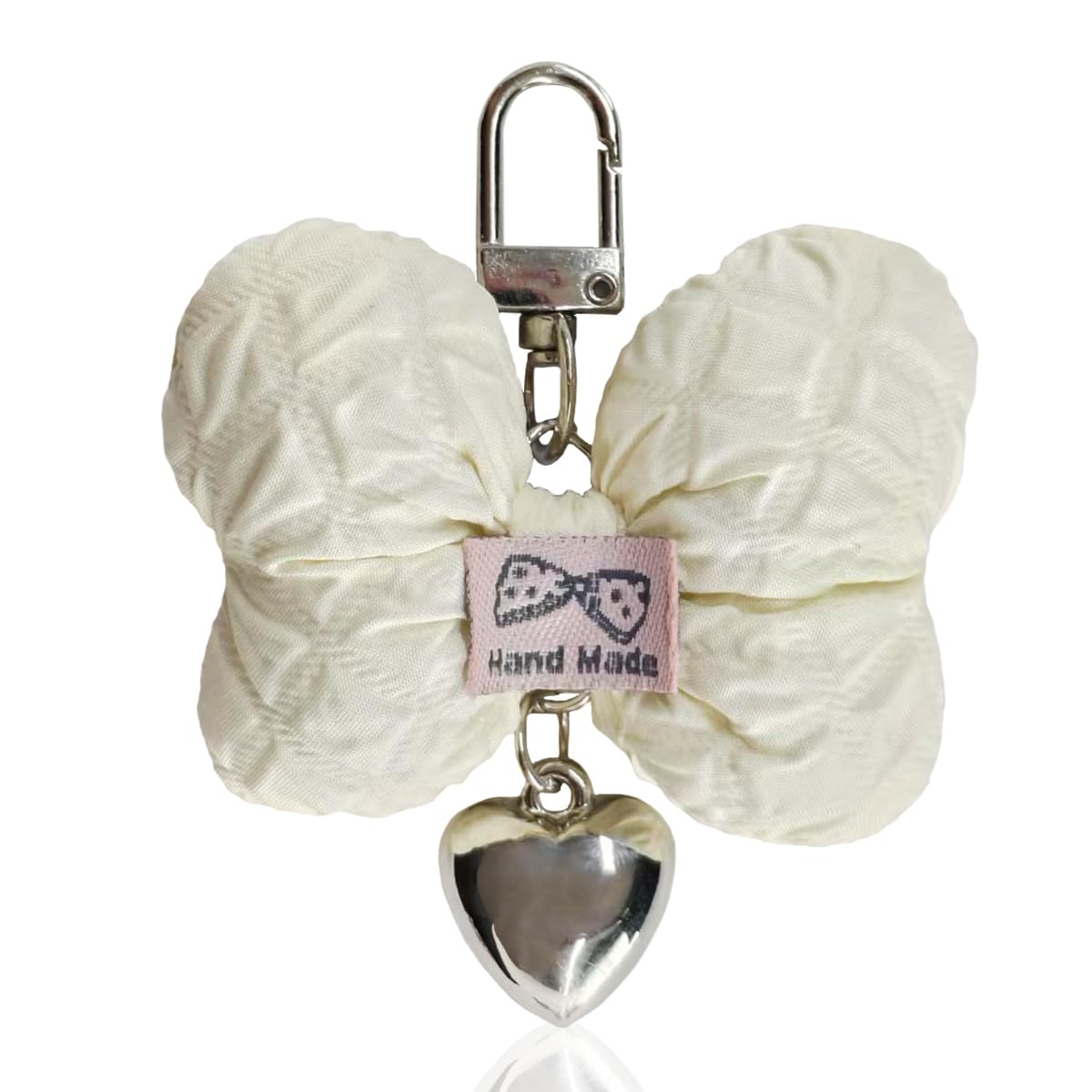 Cute Bow Keychain for Women Girls Coquette Bow Keychains Accessories Car Key Tag Key Ring Aesthetic Bowknot Heart