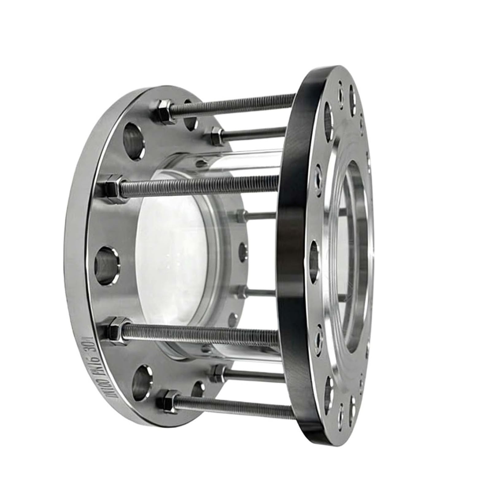 HGS07 304 Stainless Steel Flanged Tubular Sight Glass, Wafer Type, Industrial-Grade DN15-DN250(DN15)