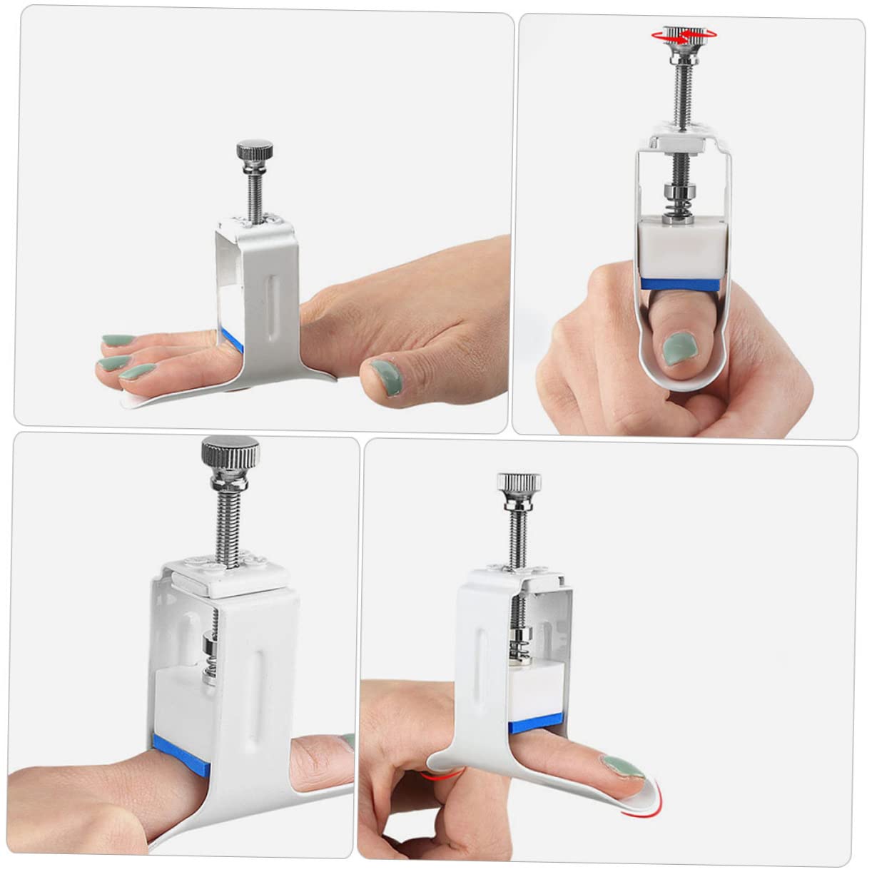 NOLITOY 2pcs Splint Supply Convenient Straightener Portable Fixer Wear-resistant