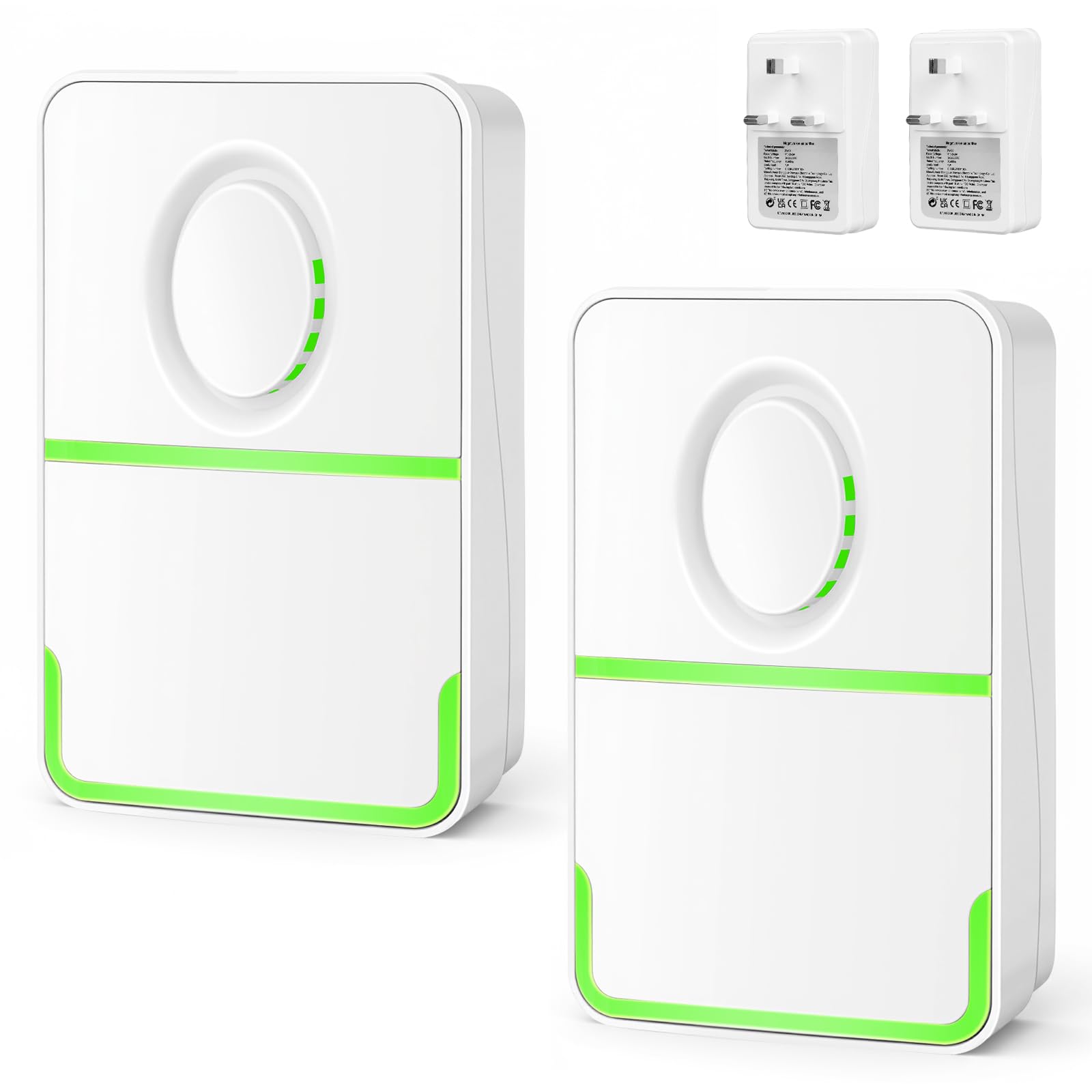Air Purifier for Home Bedroom Plug-In Ionic Mini Portable Air Freshener (White)