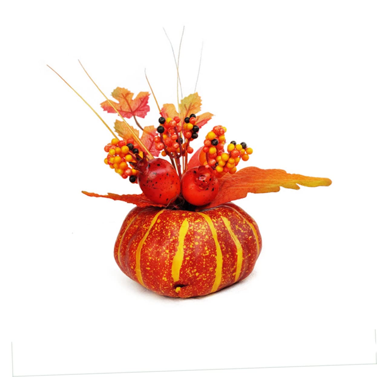 TOPBATHY 6 STK Kürbis- Ahornblatt-Girlande Riesiger Gefälschter Kürbis Künstliche Kürbisdekoration Halloween Kürbis Dekorationen Ornamente Halloween-kürbis-Ornament Laternendekor