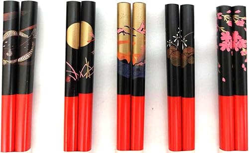 Miniatura 9 de Juego de palillos de JapanBargain Brand Rojo