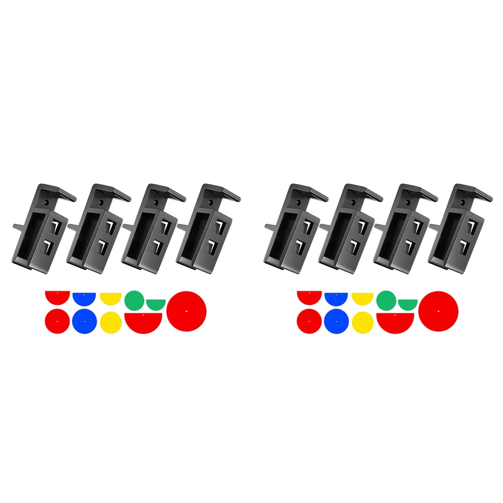 Jnchdghwa Black 2Pcs 15-20Mm Wardrobe Closing Board Clip Woodworking Closing Fixing Clip Carpentry Closing Fixed Clamp