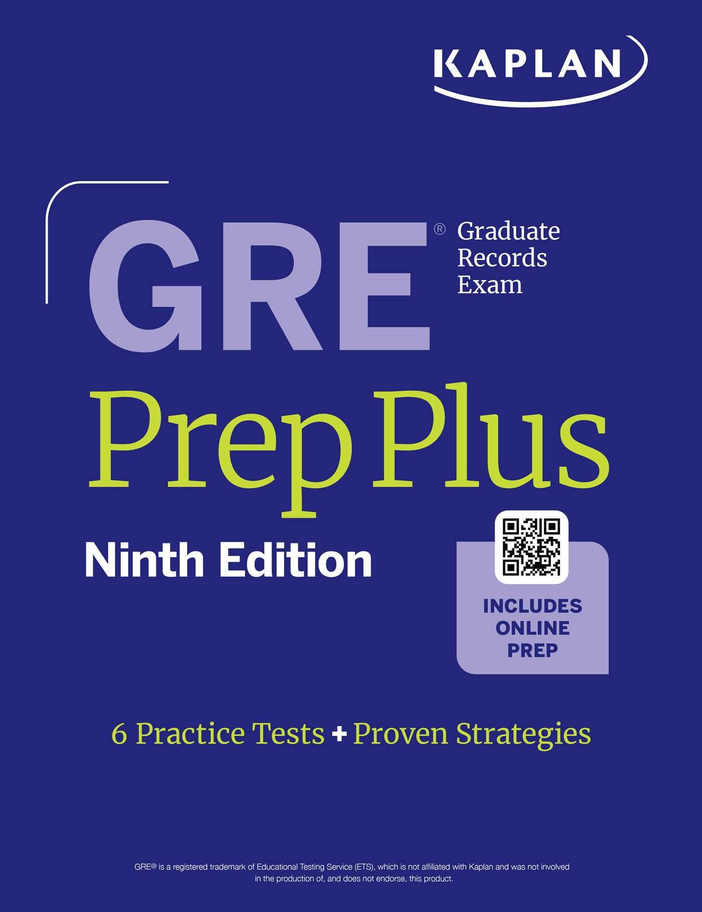 GRE Prep Plus, Ninth Edition (Kaplan Test Prep)