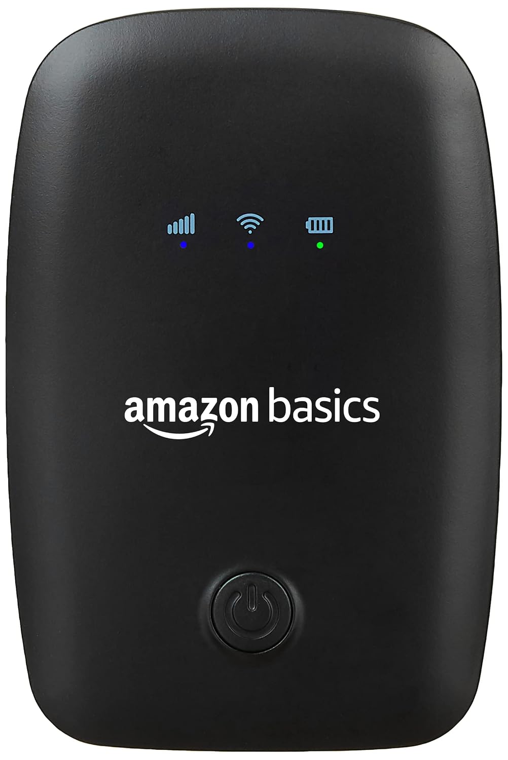 AmazonBasics 4G LTE WiFi Single_Band Dongle with All SIM Support | Up to 150Mbps WiFi Hotspot | 2100 mAh Rechargeable Battery, Black